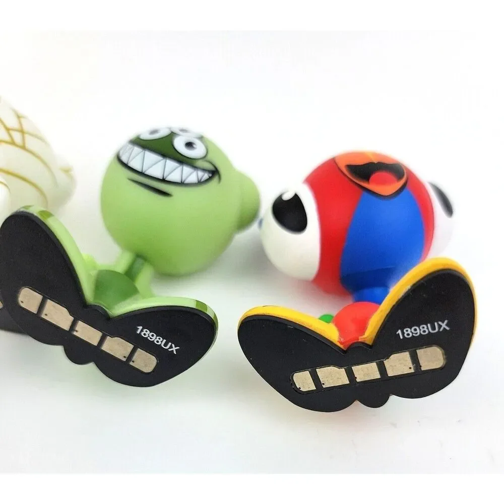 Lot Of 4 U.B. Funkeys Radical Vinyl Figures 3 Inch Computer Game Toys